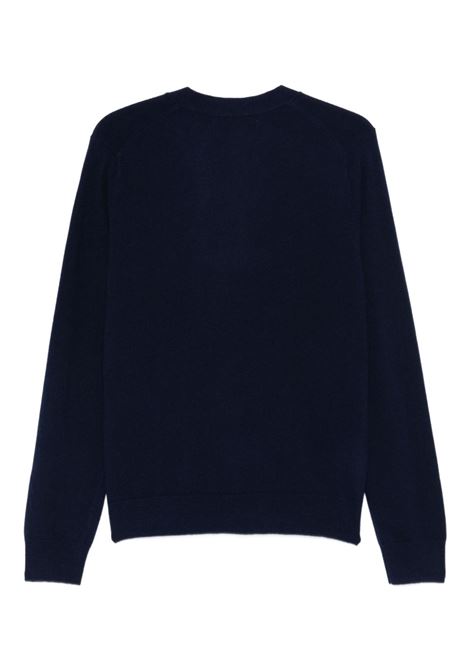 cardigan knit uomo navy COMME DES GARÇONS | FZ-N105-PER2